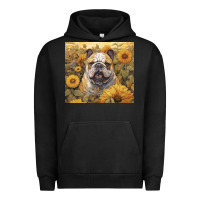 Pigment Black bulldog Urban Hoodie - Unal Design
