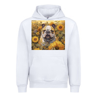 White bulldog Urban Hoodie - Unal Design