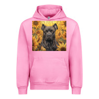 Fuchsia Pink cane corso Urban Hoodie - Unal Design