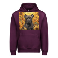 Mauve Wine cane corso Urban Hoodie - Unal Design