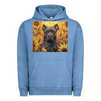 Pigment Pebble Blue cane corso Urban Hoodie - Unal Design