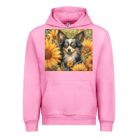 Fuchsia Pink chihuahua Urban Hoodie - Unal Design