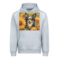 Heather Grey chihuahua Urban Hoodie - Unal Design