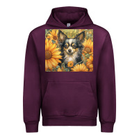 Mauve Wine chihuahua Urban Hoodie - Unal Design