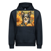 Navy chihuahua Urban Hoodie - Unal Design