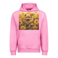 Fuchsia Pink chow chow Urban Hoodie - Unal Design