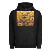 Pigment Black chow chow Urban Hoodie - Unal Design