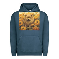 Pigment Midnight Navy chow chow Urban Hoodie - Unal Design