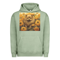 Pigment Oil Green chow chow Urban Hoodie - Unal Design