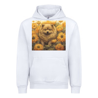 White chow chow Urban Hoodie - Unal Design