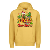 Antique Gold merry texas christmas Premium Hoodie - Zillion Design Studio