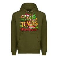 Army Green merry texas christmas Premium Hoodie - Zillion Design Studio