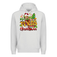 Dove Grey merry texas christmas Premium Hoodie - Zillion Design Studio