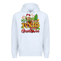White merry texas christmas Premium Hoodie - Zillion Design Studio