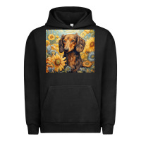 Pigment Black dachshund Urban Hoodie - Unal Design