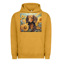 Pigment Peanut Butter dachshund Urban Hoodie - Unal Design