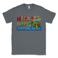 Charcoal Heather merry happy chrismukkah Classic Tee - FaDigitalArtStudio
