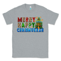Heather Grey merry happy chrismukkah Classic Tee - FaDigitalArtStudio