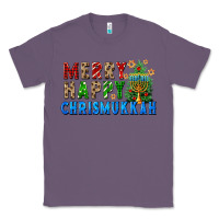 Lavender merry happy chrismukkah Classic Tee - FaDigitalArtStudio