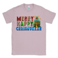 Lilac merry happy chrismukkah Classic Tee - FaDigitalArtStudio