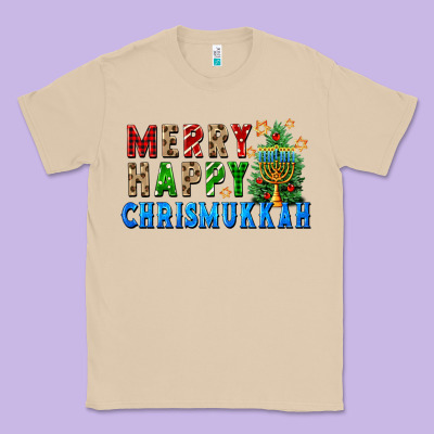 Merry Happy Chrismukkah Classic Tee Designed By Fadigitalartstudio