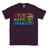 Plum merry happy chrismukkah Classic Tee - FaDigitalArtStudio
