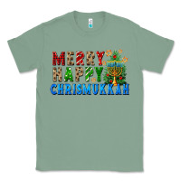 Sage merry happy chrismukkah Classic Tee - FaDigitalArtStudio