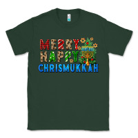Sports Green merry happy chrismukkah Classic Tee - FaDigitalArtStudio