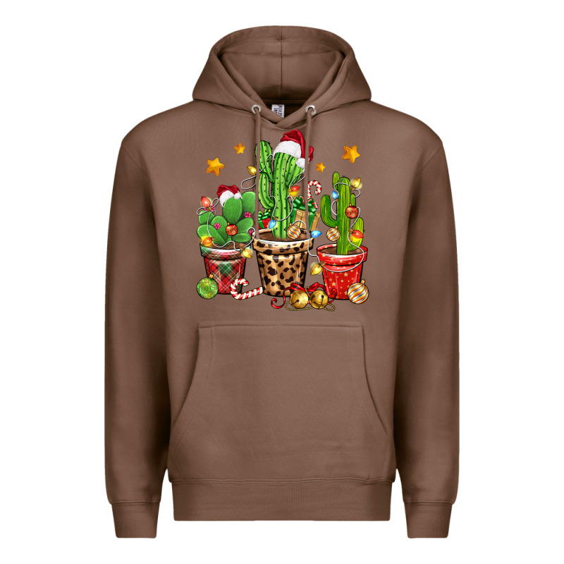 Christmas Cactus Premium Hoodie by Zillion Design Studio | Teevron