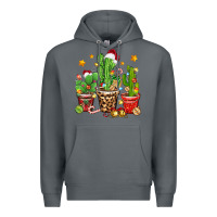 Rock Christmas cactus Premium Hoodie - Zillion Design Studio