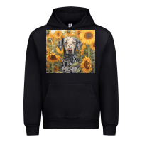 Black dalmatian Urban Hoodie - Unal Design
