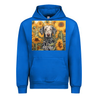 Cobalt dalmatian Urban Hoodie - Unal Design