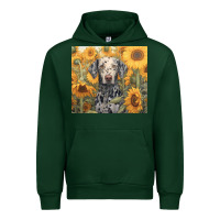 Forest Green dalmatian Urban Hoodie - Unal Design