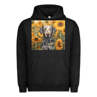 Pigment Black dalmatian Urban Hoodie - Unal Design