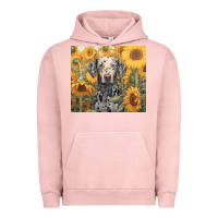 Pigment Salmon dalmatian Urban Hoodie - Unal Design