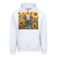 White dalmatian Urban Hoodie - Unal Design