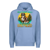 Colony Blue life is better with a australian shepherd Premium Hoodie - texasbilliewilder
