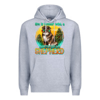 Heather Grey life is better with a australian shepherd Premium Hoodie - texasbilliewilder