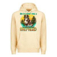 Pina Colada life is better with a australian shepherd Premium Hoodie - texasbilliewilder