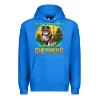 True Royal life is better with a australian shepherd Premium Hoodie - texasbilliewilder
