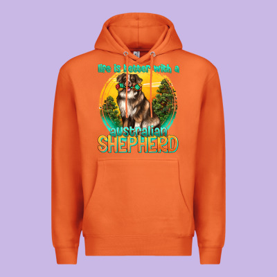 Premium Hoodie life is better with a australian shepherd