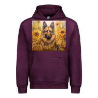 Mauve Wine german shepherd Urban Hoodie - Unal Design