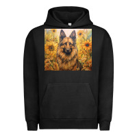 Pigment Black german shepherd Urban Hoodie - Unal Design