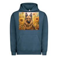 Pigment Midnight Navy german shepherd Urban Hoodie - Unal Design