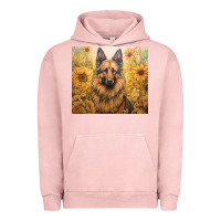 Pigment Salmon german shepherd Urban Hoodie - Unal Design