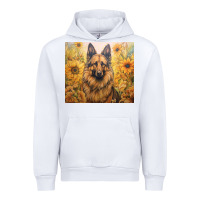 White german shepherd Urban Hoodie - Unal Design