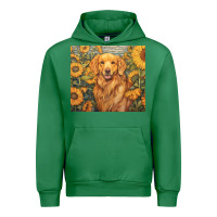Emerald golden retriever Urban Hoodie - Unal Design