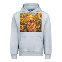 Heather Grey golden retriever Urban Hoodie - Unal Design