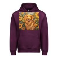 Mauve Wine golden retriever Urban Hoodie - Unal Design