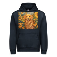 Navy golden retriever Urban Hoodie - Unal Design